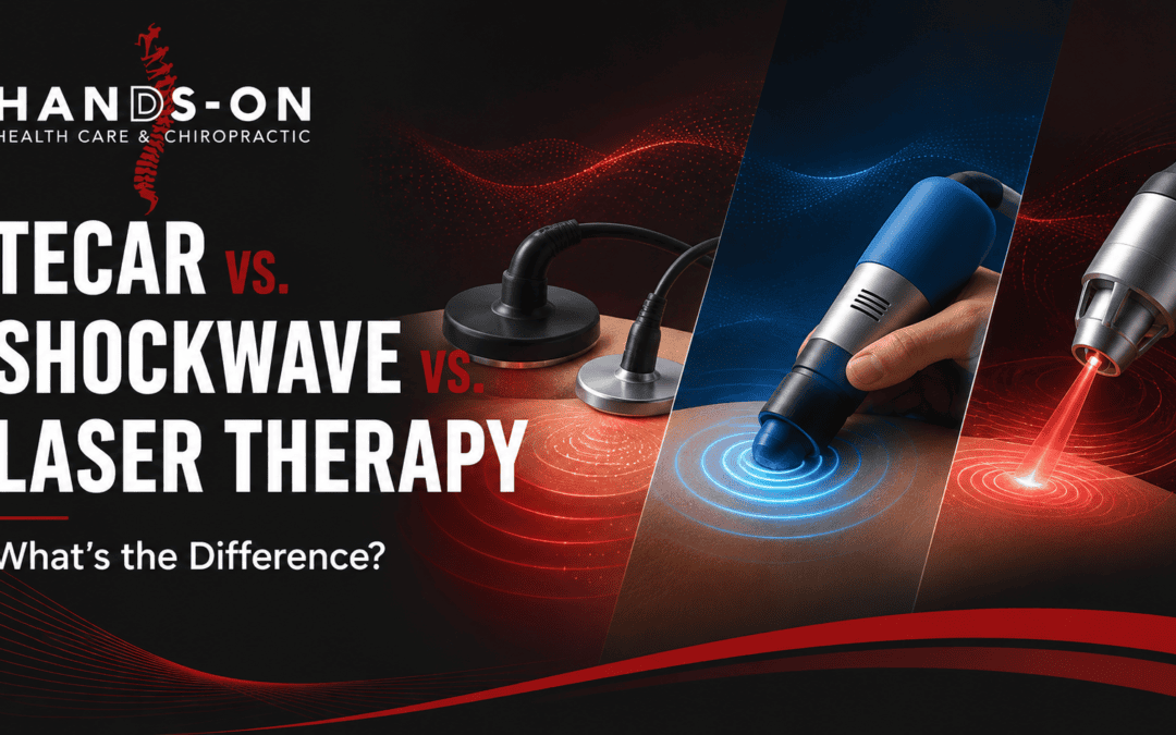 TECAR vs. Shockwave vs. Laser Therapy comparison for Hands-On Health Care & Chiropractic
